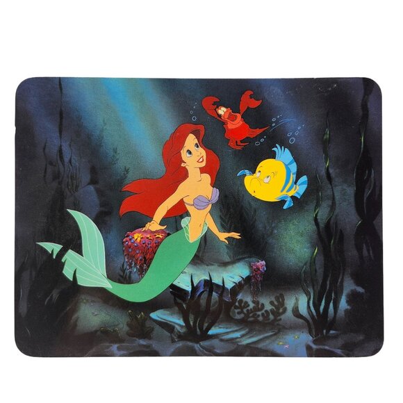 Vintage 90s Disneyland The Little Mermaid Ariel Sebastian Flounder 5x7 Postcard - Picture 1 of 2